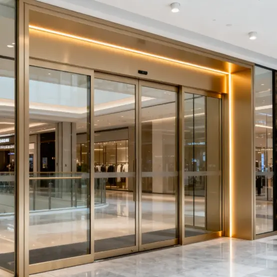 Aliuminio lydinio elektrinės durys