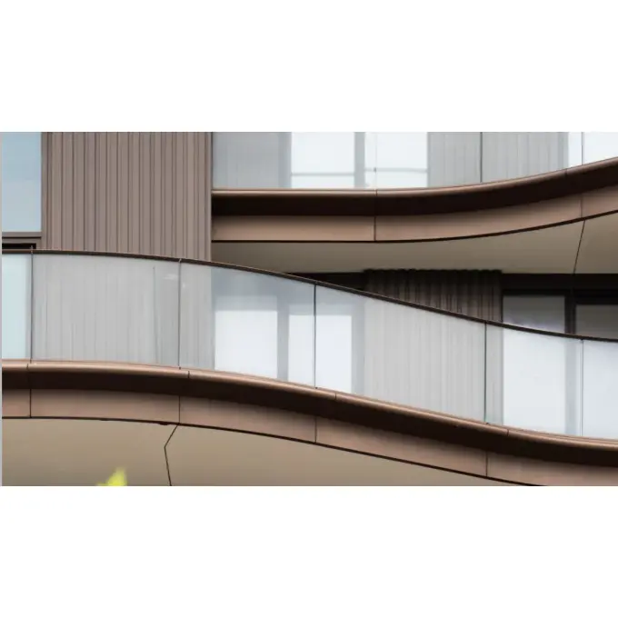 Formuotas stiklas turėklams